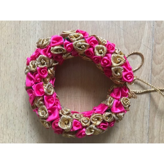 ARTIFICAIL GAJRA (VENI) / HAIR FLOWERS FOR BUN DECORATIONS MAJIK