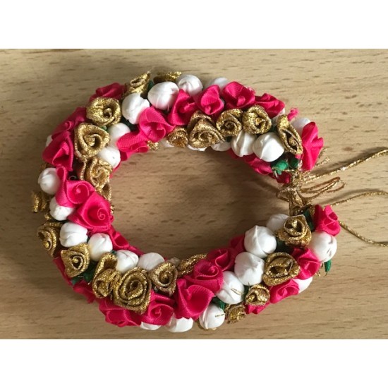 ARTIFICAIL GAJRA (VENI) / HAIR FLOWERS FOR BUN DECORATIONS MAJIK