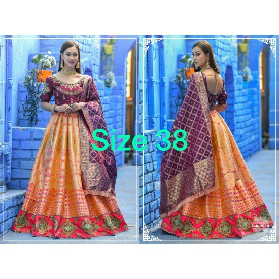 JACQURD  Wedding Wear  Lehenga Choli