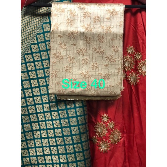 MULTICOLOUR JACQURD  Wedding Wear  Lehenga Choli