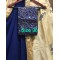 GOLD AND BLUE JACQURD  Wedding Wear  Lehenga Choli