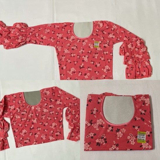 Lycra Stretchable  Designer Ready Made Blouse / Croptop / choli  