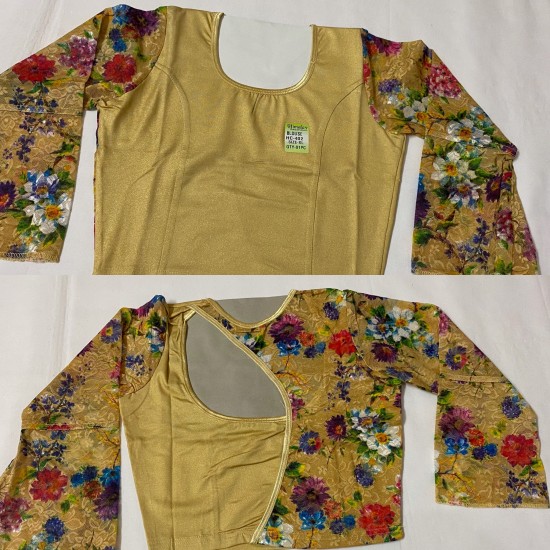 Lycra Stretchable  Designer  Ready Made Blouse/Choli / Croptop 