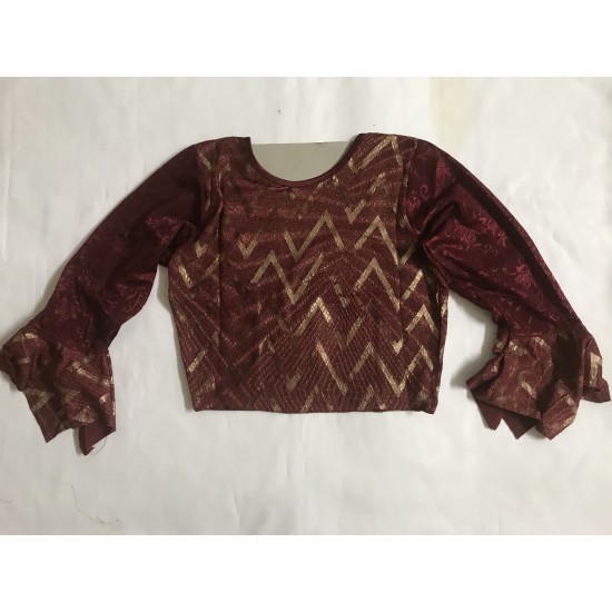 Lycra Stretchable  Designer Ready Made Blouse / Croptop / choli  