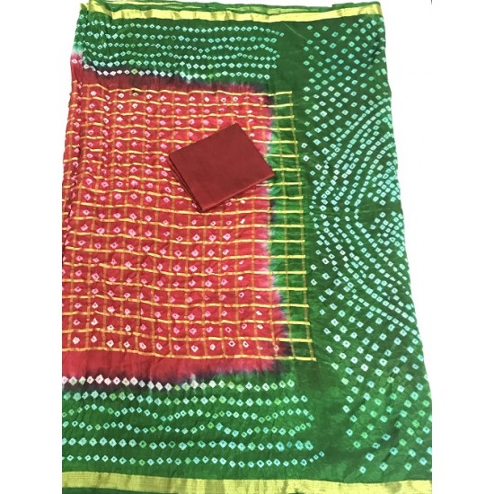  GREAT LOOKING  BANDINI SAREE 