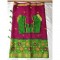 Pink and Green Combo Embroidered Organza Saree