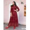 Great Looking Rayon Long Gown/Kurti with Foil Print 