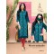 Rayon Embroidery  kurti with Matching Mask 