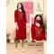 Rayon Embroidery  kurti with Matching Mask 