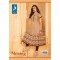 PINTEX CHOLI ANARKALI KURTI WITH BROWN EMBROIDERY 