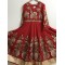 RED COLOUR GEORGETTE FLOOR LENGTH KURTHI