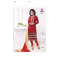 RED COLOUR  STITCHED READY MADE CHUDIDAR SUIT 
