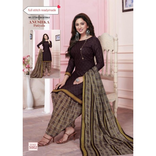 Cotton Printed kurti Salwar Suit with Matching Dupatta 