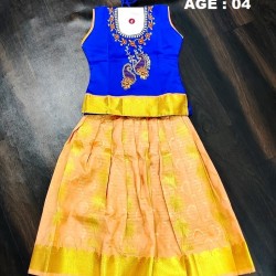 Beautiful Design  Pattu Pavadai